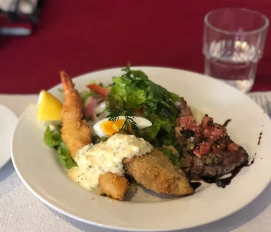 エビフライとハモフライ画像